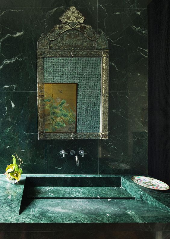 зеленый мрамор